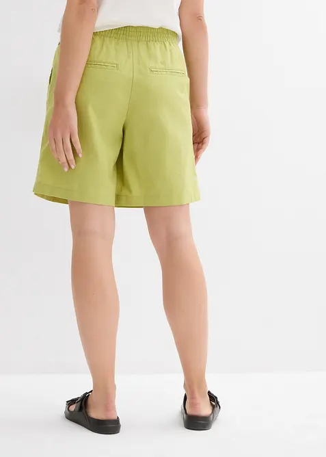 Bermudy ze směsi lnu a bavlny, bonprix