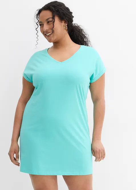 Úpletové šaty z čisté organické bavlny (2 ks v balení), bonprix