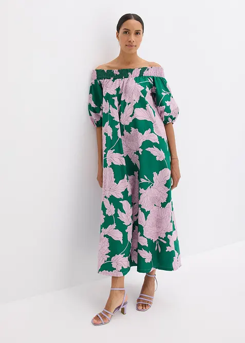 Carmen šaty z čisté bavlny, bonprix