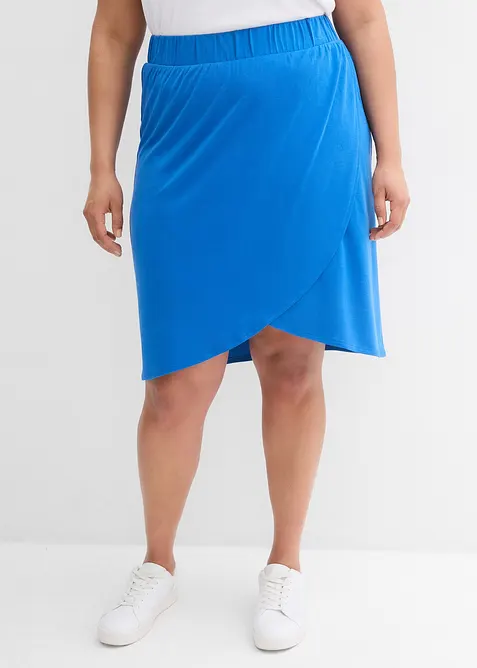 Žerzejová sukně ze splývavé viskózové směsi, bonprix