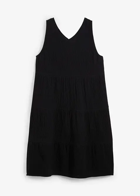 Šaty na ramínka z měkkého mušelínu, bonprix