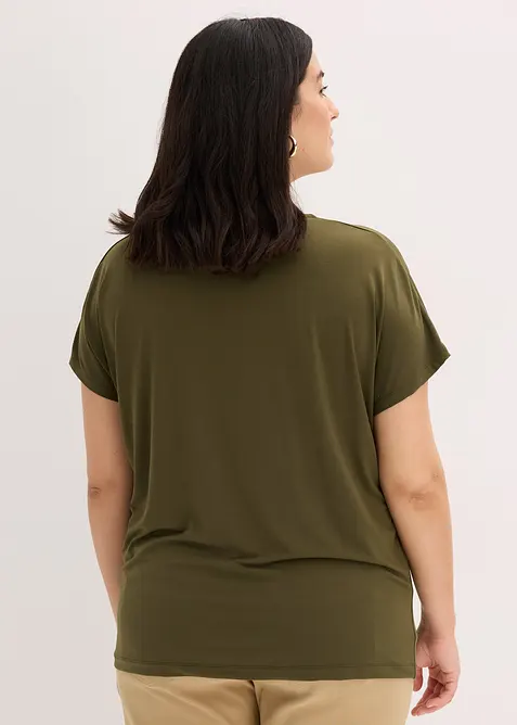 Tričko s ozdobn&yacute;m kroužkem, bonprix