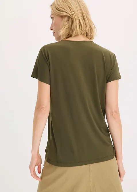 Tričko s ozdobným kroužkem, bonprix