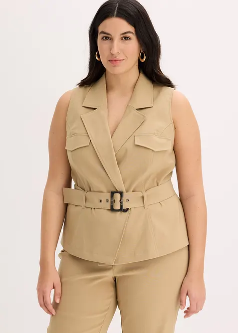 Vesta s páskem, bonprix