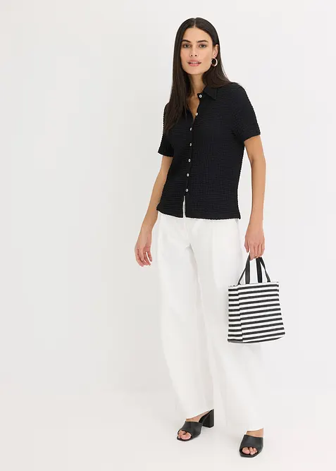 Úpletová halenka se strukturou, bonprix