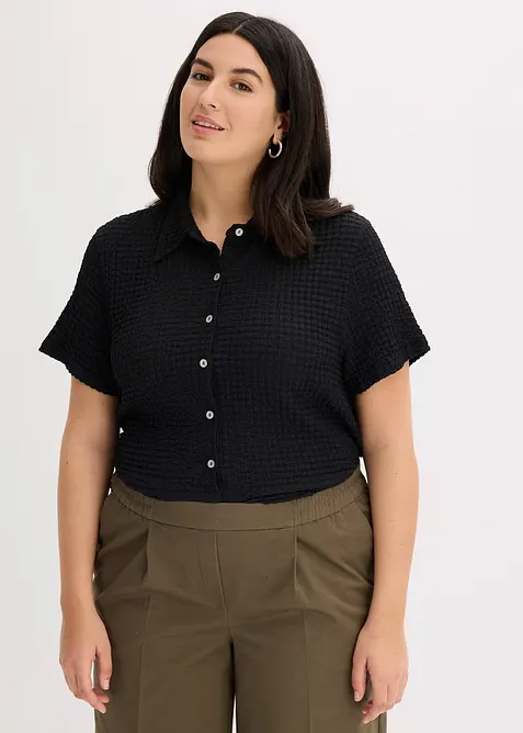 Úpletová halenka se strukturou, bonprix