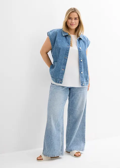 Halenkový top z recyklovaného polyesteru, bonprix