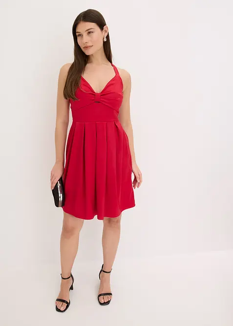 Minišaty z lesklého saténu, bonprix