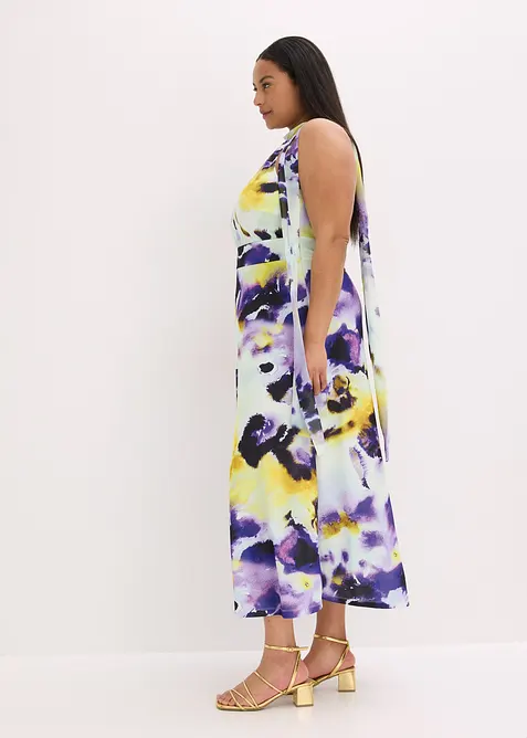 Maxi šaty z pevného materiálu scuba, bonprix