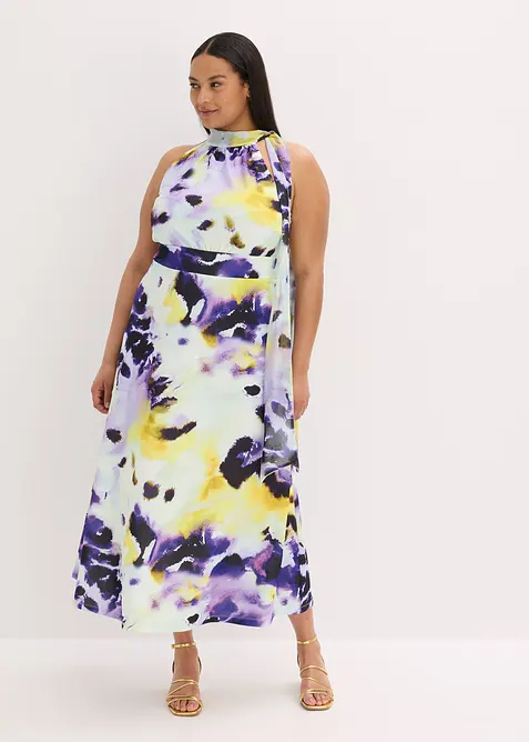 Maxi šaty z pevného materiálu scuba, bonprix