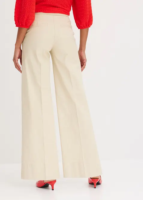 Keprov&eacute; kalhoty s ozdobn&yacute;mi knofl&iacute;ky, bonprix