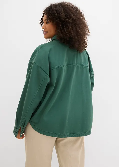 Košilová bunda z čisté bavlny, bonprix