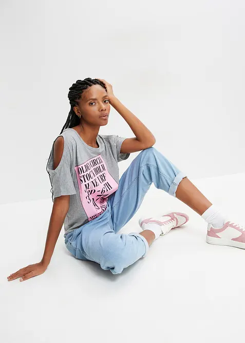 Triko s prostřihy, bonprix