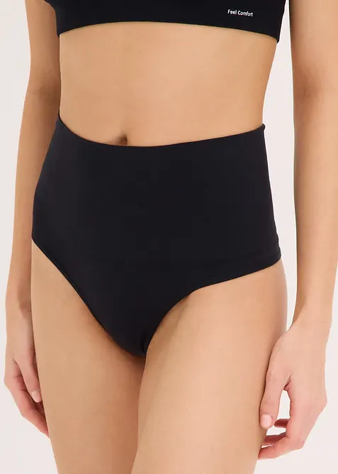 Beze&scaron;v&eacute; stahovac&iacute; kalhotky tanga, lehk&yacute; tvaruj&iacute;c&iacute; efekt (2 ks v balen&iacute;), bonprix