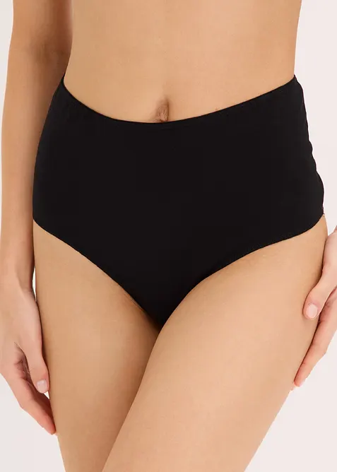 Tanga s vysokým pasem, s měkkou bavlnou (4 ks v balení), bonprix