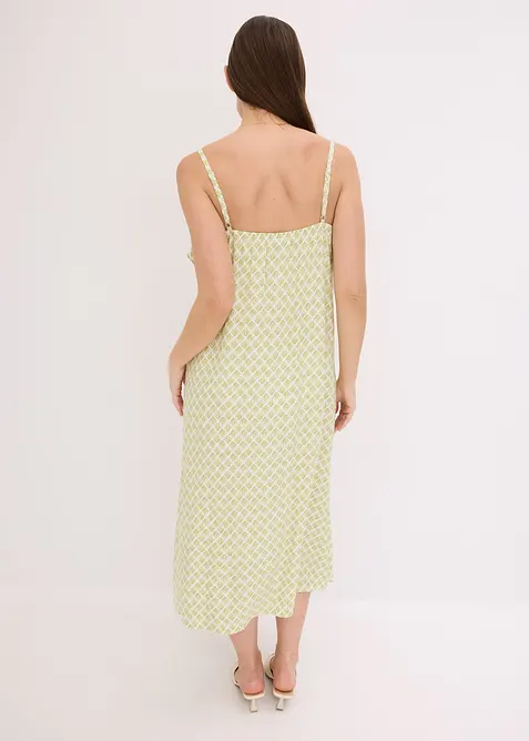 Midi šaty s rýškem, bonprix