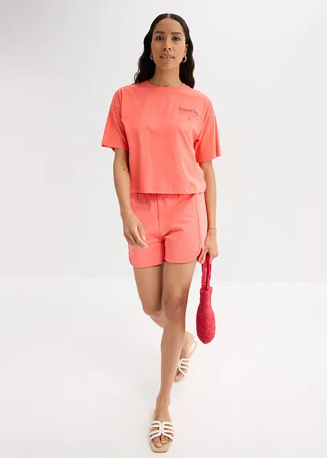 Oversize tričko z čisté organické bavlny, bonprix