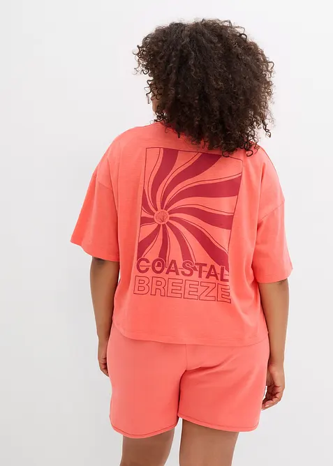 Oversize tričko z čist&eacute; organick&eacute; bavlny, bonprix