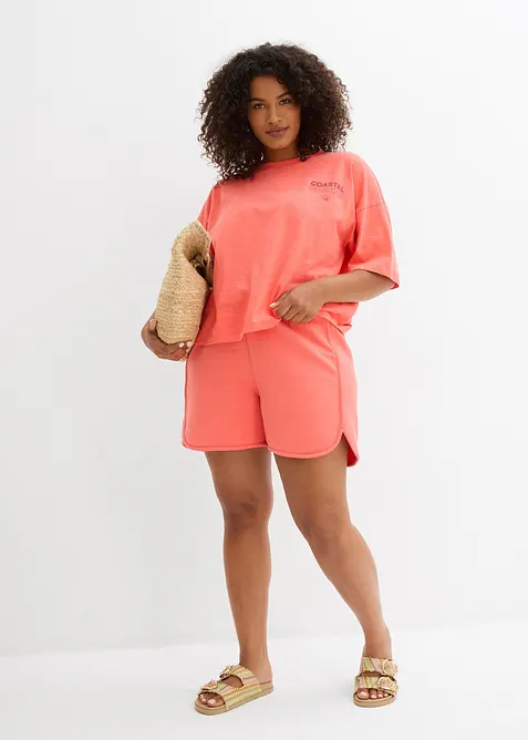 Teplákové šortky z čisté organické bavlny, bonprix