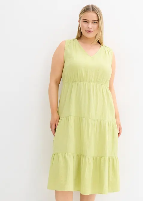 Šaty z měkkého mušelínu, bonprix