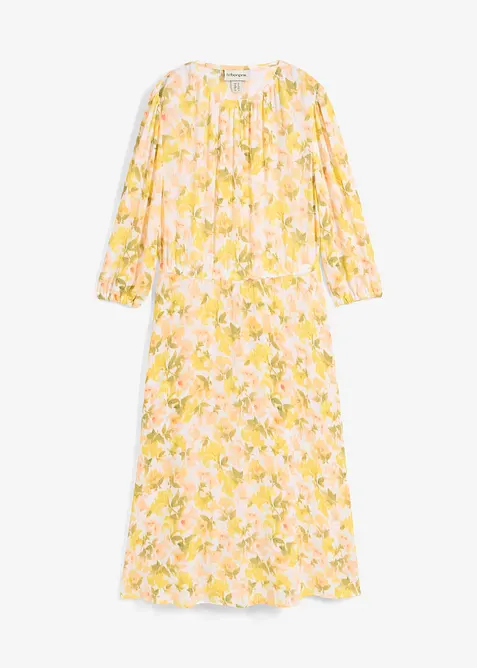 Šaty ze strukturovaného mačkaného materiálu, bonprix