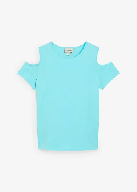 Tričko s prostřihy na ramenou, z čisté organické bavlny, bonprix