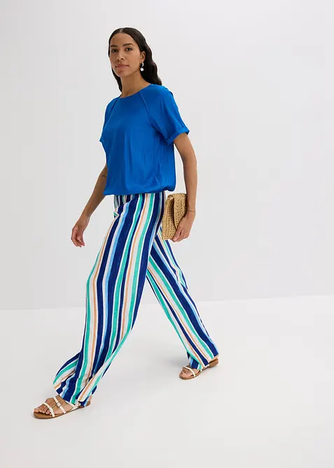 Halenka s krátkým rukávem, z měkké viskózové směsi, bonprix