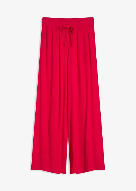 Široké kalhoty z jemné viskózy, bonprix