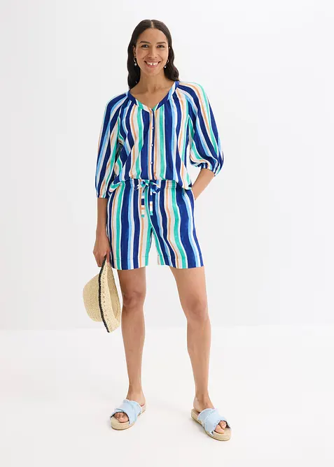 Šortky bez zapínání, z jemné viskózy, bonprix