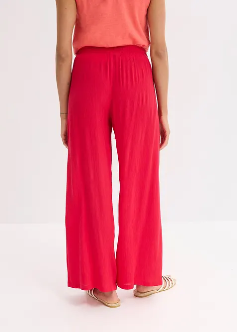 Široké kalhoty z jemné viskózy, bonprix