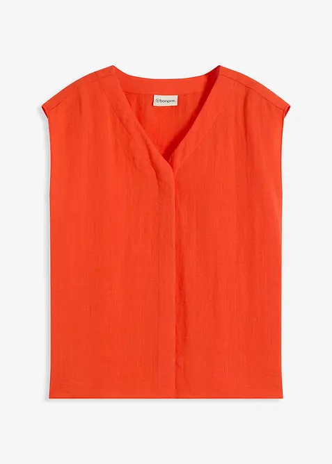 Halenkový top z lehké směsi s viskózou, bonprix