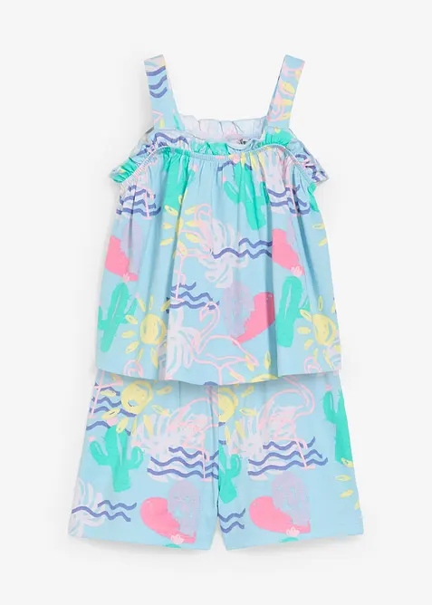 Top a krátké kalhoty (2dílná souprava) z čisté organické bavlny, bonprix