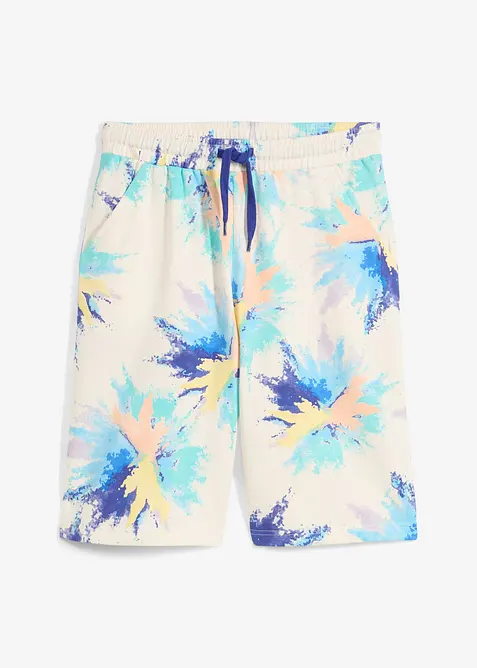 Teplákové bermudy z organické bavlny, bonprix