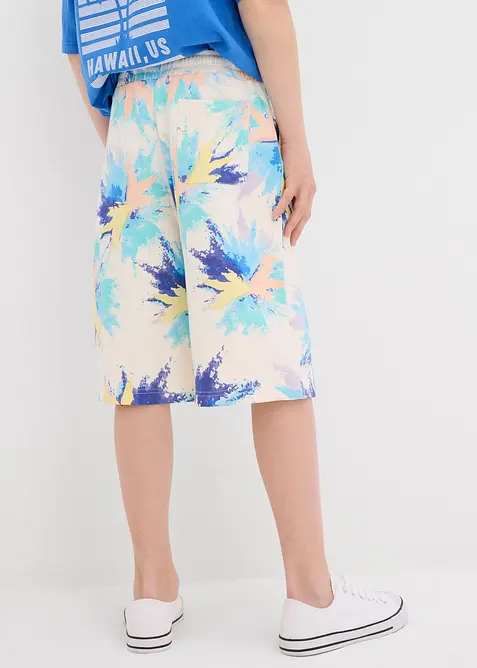 Teplákové bermudy z organické bavlny, bonprix