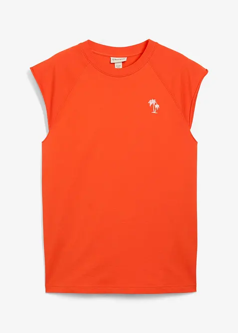 Mikina bez rukávů, z čisté bavlny, bonprix