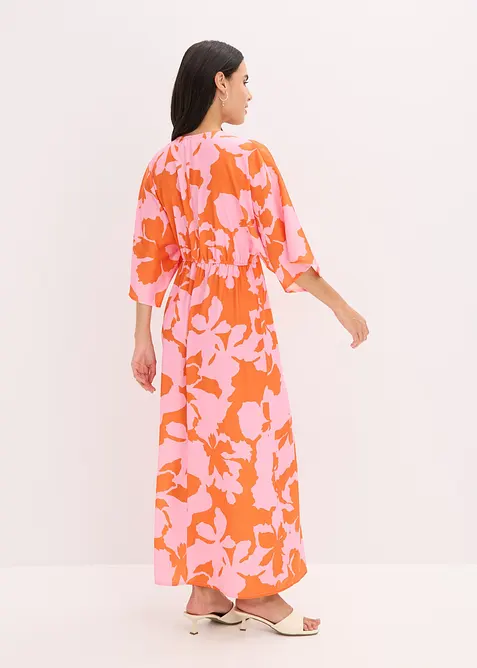 Maxi šaty ze splývavého saténu, bonprix