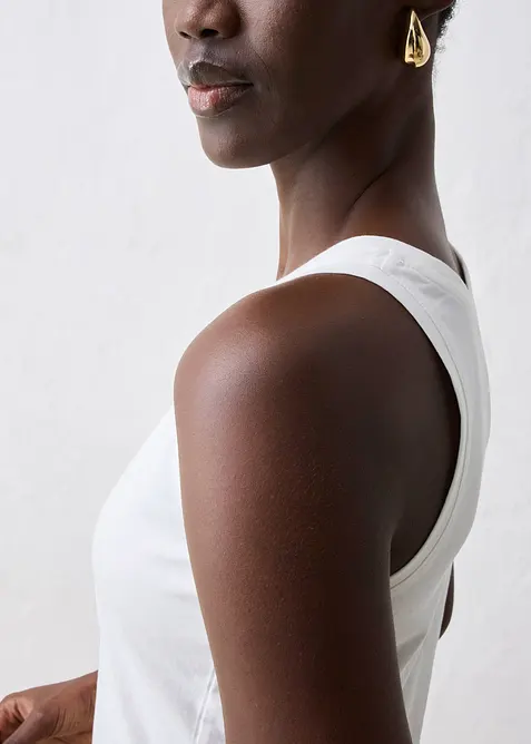 Tílko s podílem hedvábí, bonprix