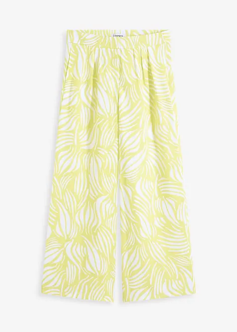 Palazzo kalhoty s pohodlnou pasovkou, bonprix