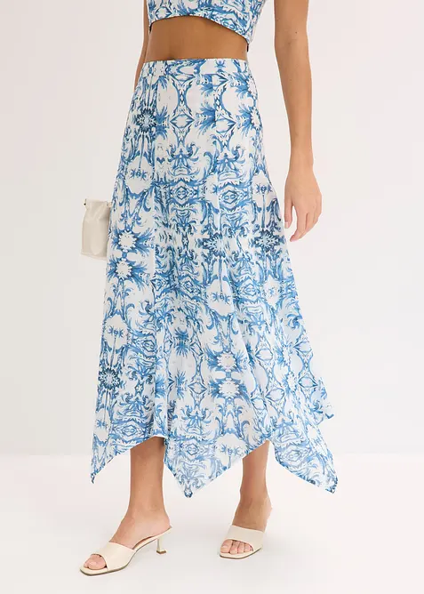 Sukně s c&iacute;py na spodn&iacute;m okraji, bonprix