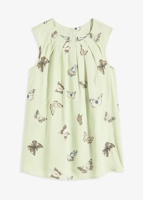 Halenkový top ze splývavé viskózy, bonprix