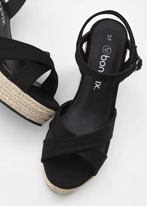 Sandály na klínku, bonprix