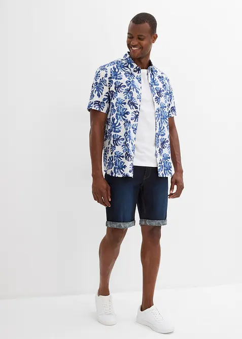 Strečové džínové bermudy, Regular Fit, bonprix