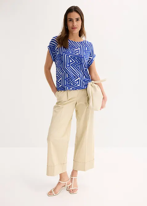 Oversize tričko ze splývavé viskózové směsi, bonprix