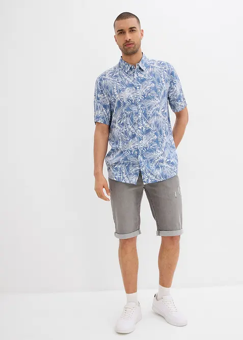 Viskózová košile s krátkým rukávem, bonprix