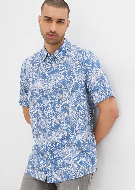 Viskózová košile s krátkým rukávem, bonprix