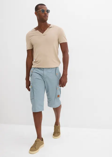 Cargo bermudy z čisté bavlny, Regular Fit, bonprix