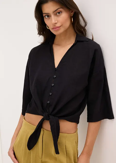 Lněná halenka, bonprix