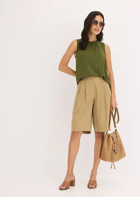 Halenkov&yacute; top ze žerzeje, bonprix