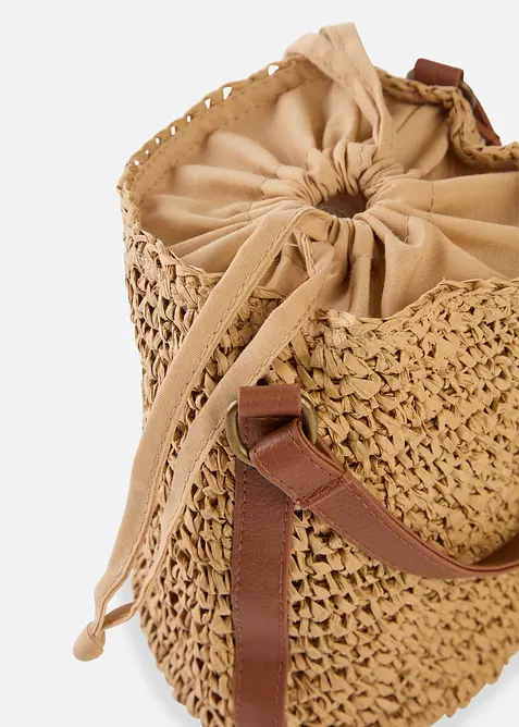 Slaměná vaková kabelka, bonprix