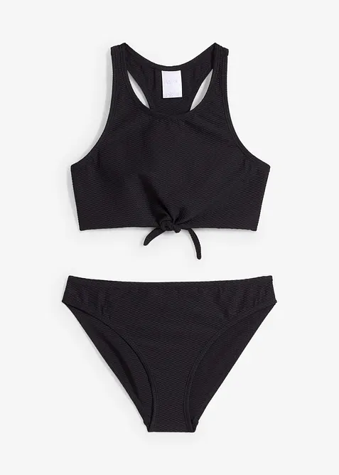 Bikiny ze strukturovaného materiálu (2dílná souprava), bonprix
